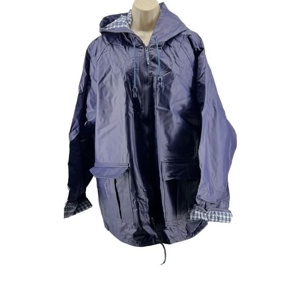 Thermal Slick Waterproof Rain Jacket Jacket Womens Size 2X - Picture 1 of 7